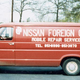 A photo of the van used for Uzi’s first business in the U.S.